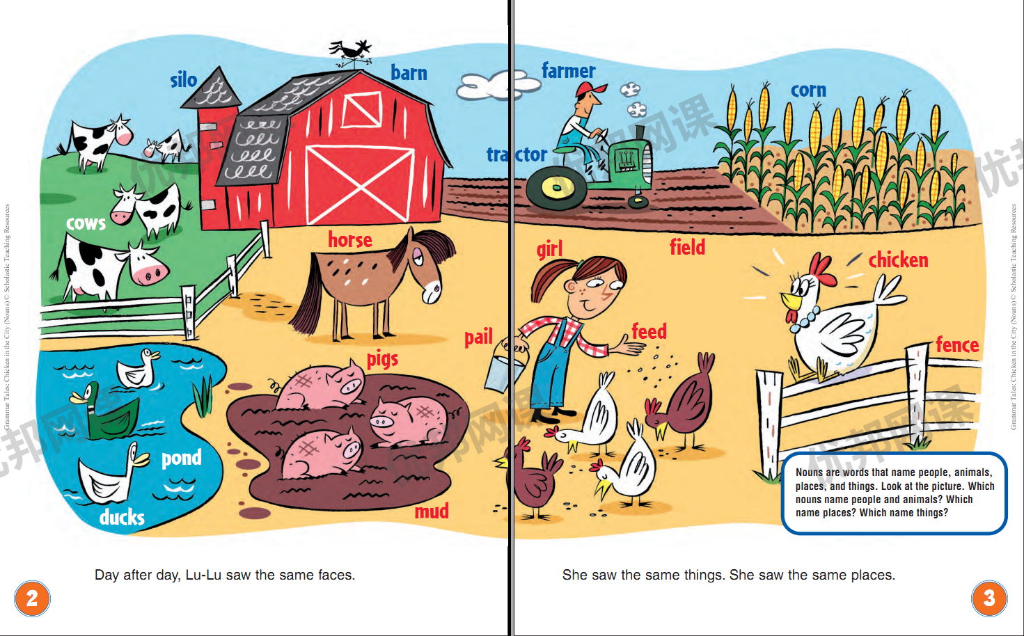 《Grammar Tales》10册学乐语法绘本故事PDF+MP3