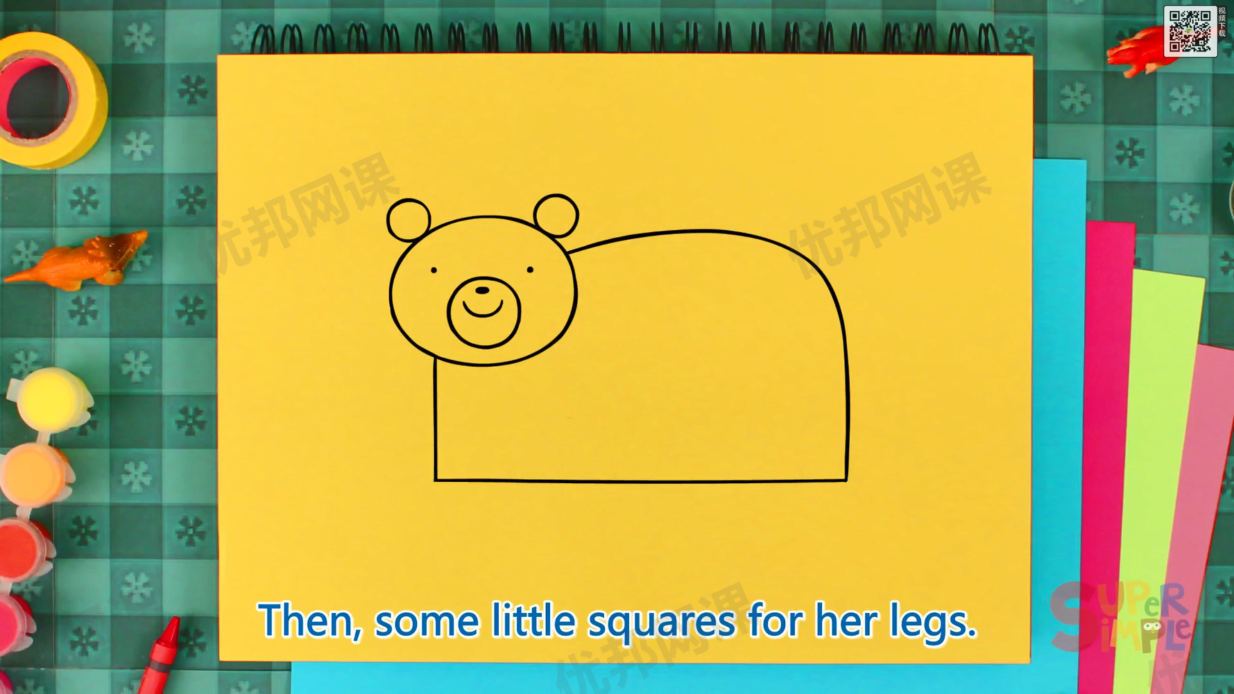 《Super Simple Draw 绘画主题全47集》幼儿英语启蒙MP4视频