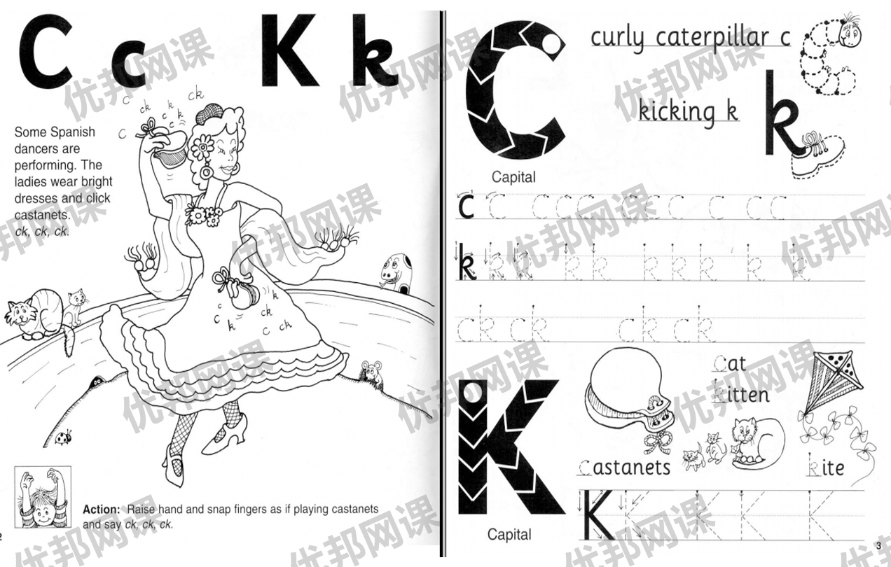《Jolly Phonics Workbooks 1-7册》欢乐英语自然拼读PDF