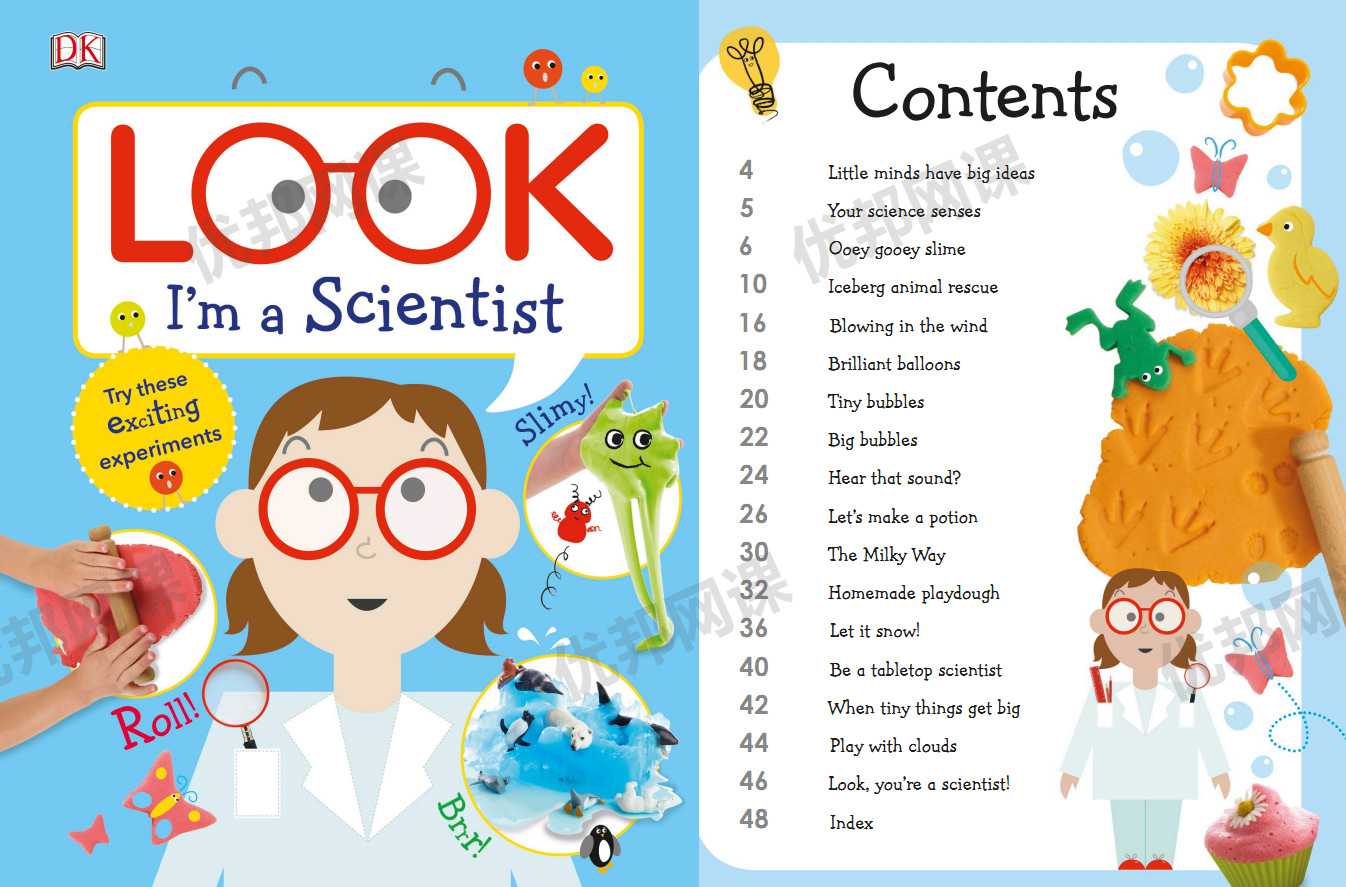 《Engineer/Scientist/Cook/Maths Wizard》DK Look系列全套4册