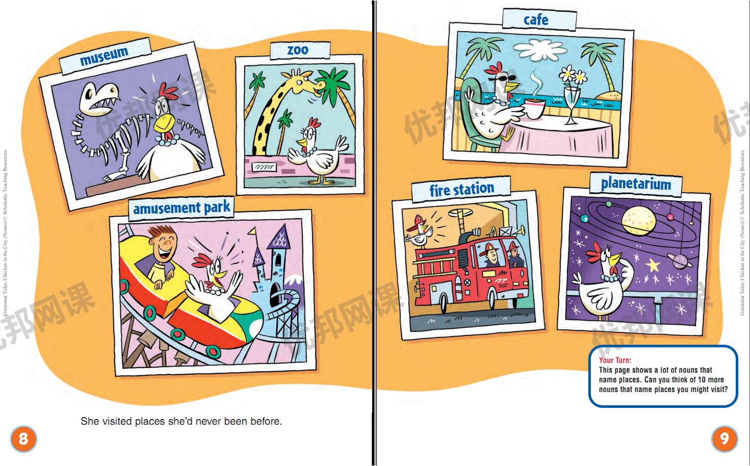 《Grammar Tales》10册学乐语法绘本故事PDF+MP3