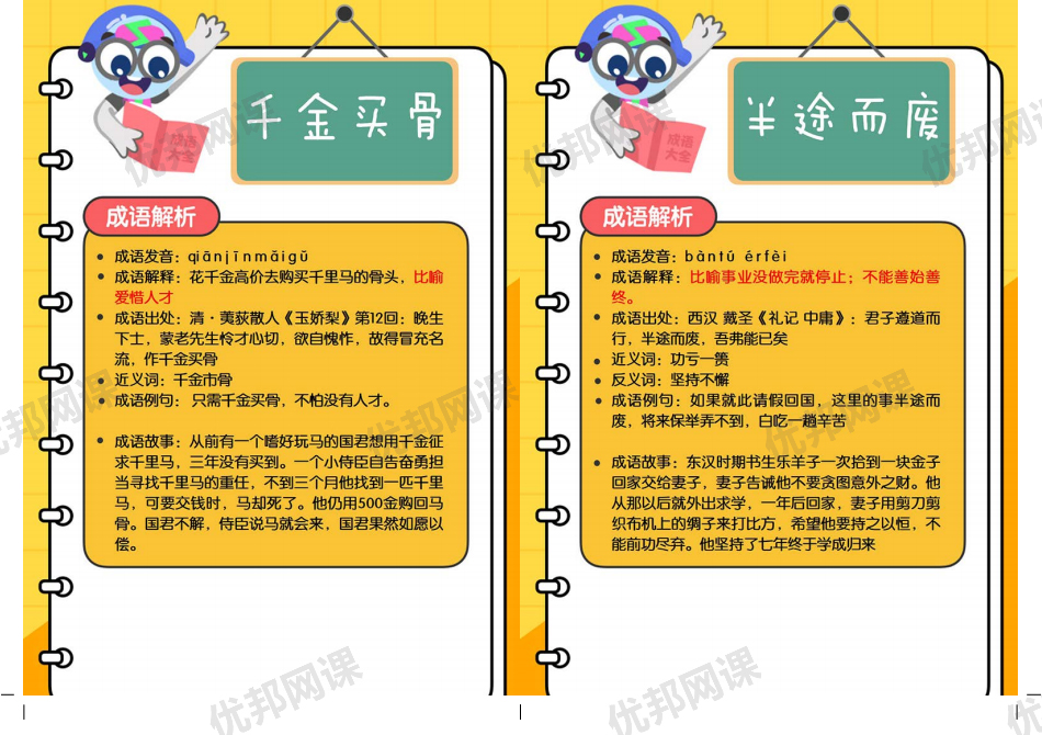 《200个中文成语闪卡》提高语文写作成绩PDF