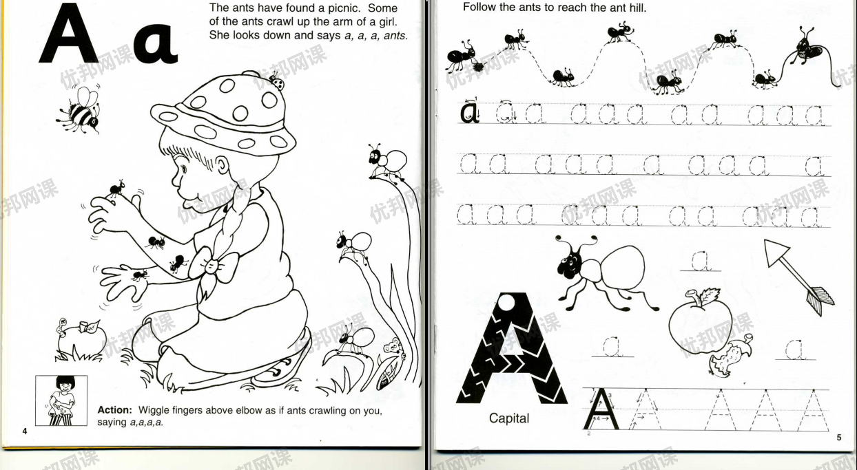《Jolly Phonics Workbooks 1-7册》欢乐英语自然拼读PDF