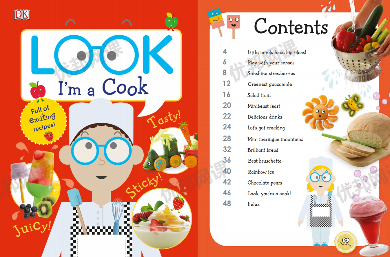 《Engineer/Scientist/Cook/Maths Wizard》DK Look系列全套4册