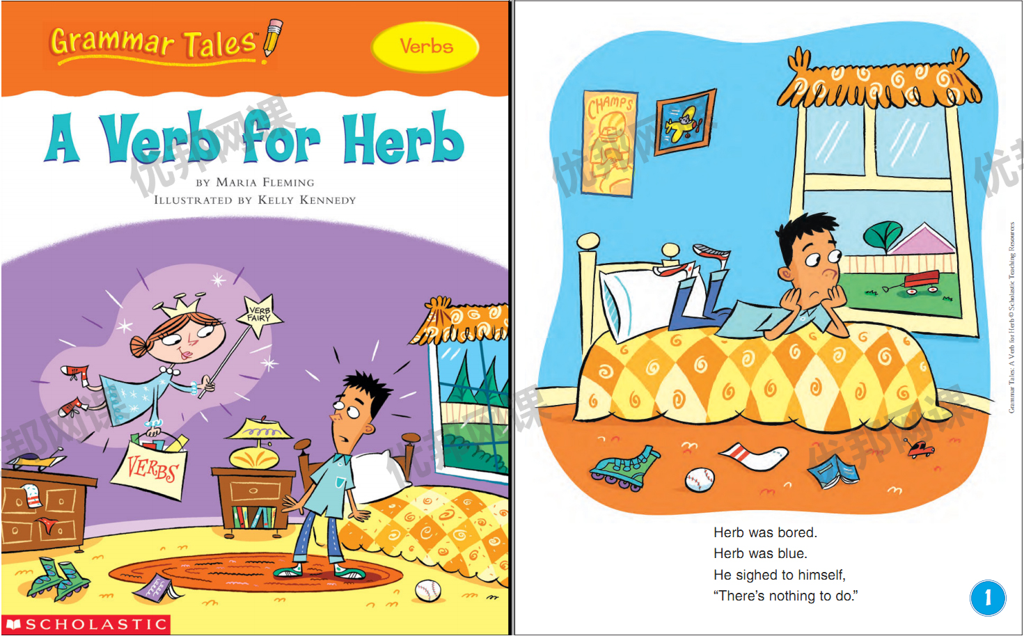 《Grammar Tales》10册学乐语法绘本故事PDF+MP3