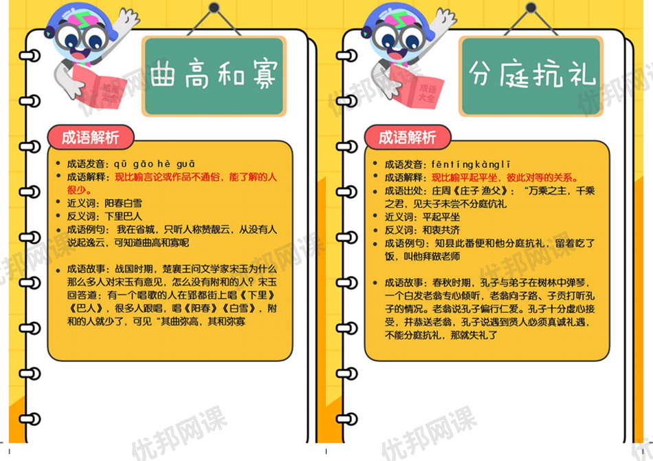 《200个中文成语闪卡》提高语文写作成绩PDF