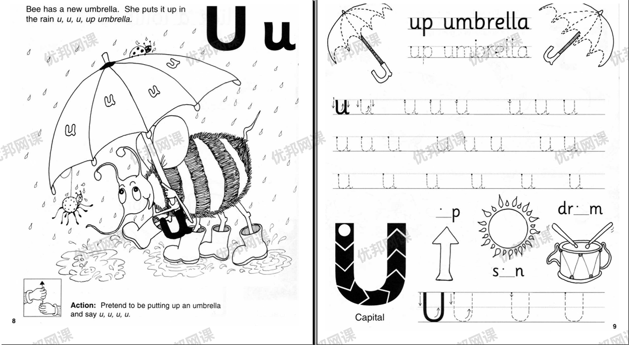 《Jolly Phonics Workbooks 1-7册》欢乐英语自然拼读PDF
