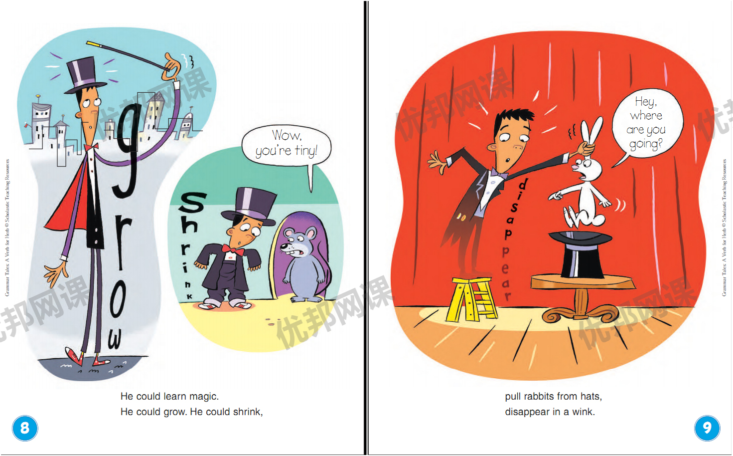 《Grammar Tales》10册学乐语法绘本故事PDF+MP3