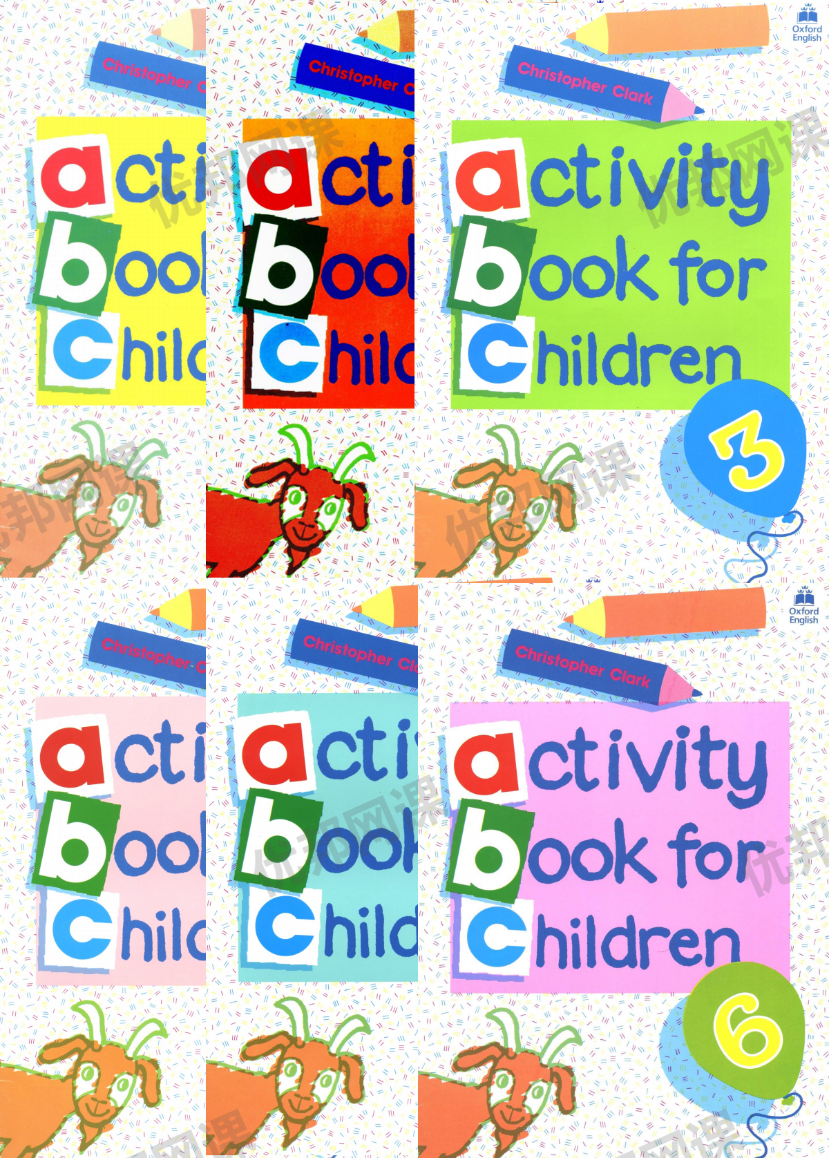 《Oxford activity book for children》全六册阅读写作练习册PDF
