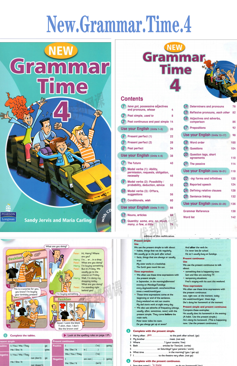 《朗文New Grammar Time全1-5级》6-12岁小学英语语法PDF
