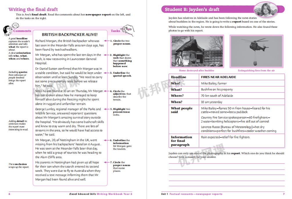 《Writing Workbook 1-6》全六册培养孩子独立写作能力