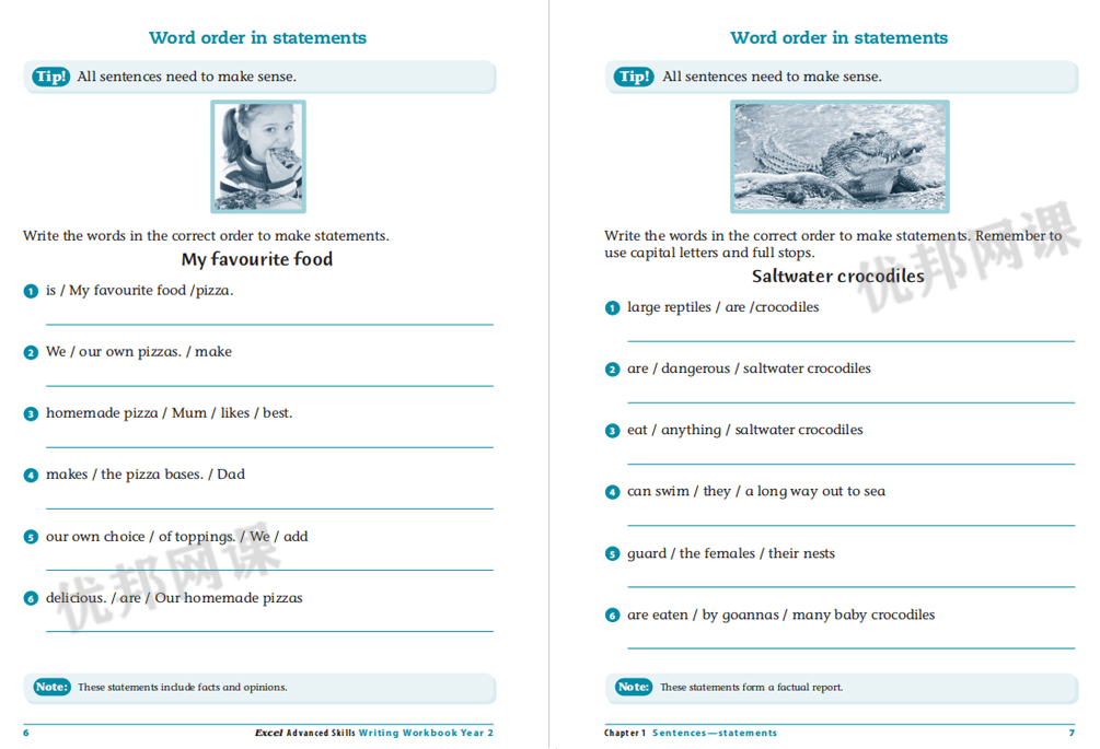 《Writing Workbook 1-6》全六册培养孩子独立写作能力