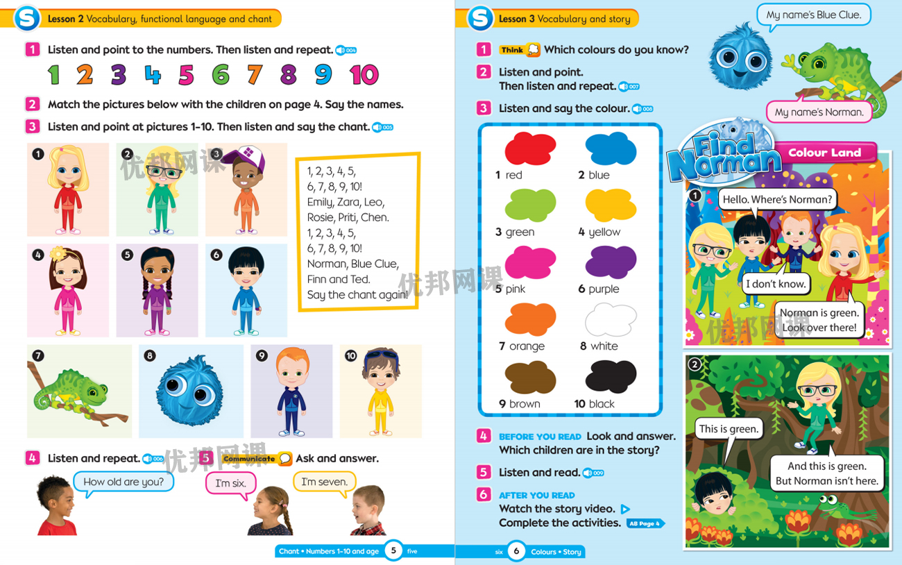《牛津 Bright ideas 1-6册》学生用书+配套练习册+音频