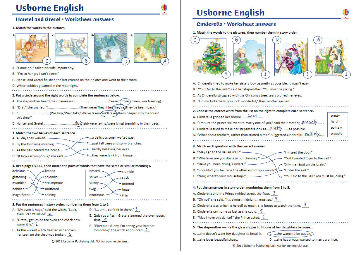 《My First Reading Library我的第一图书馆》作业纸附答案PDF