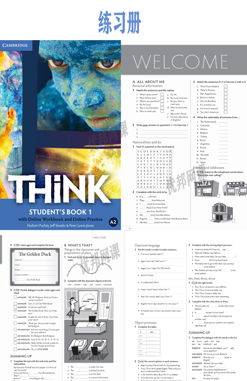 《剑桥Cambridge Think Starter-5 全6级教材》PDF+MP3+MP4