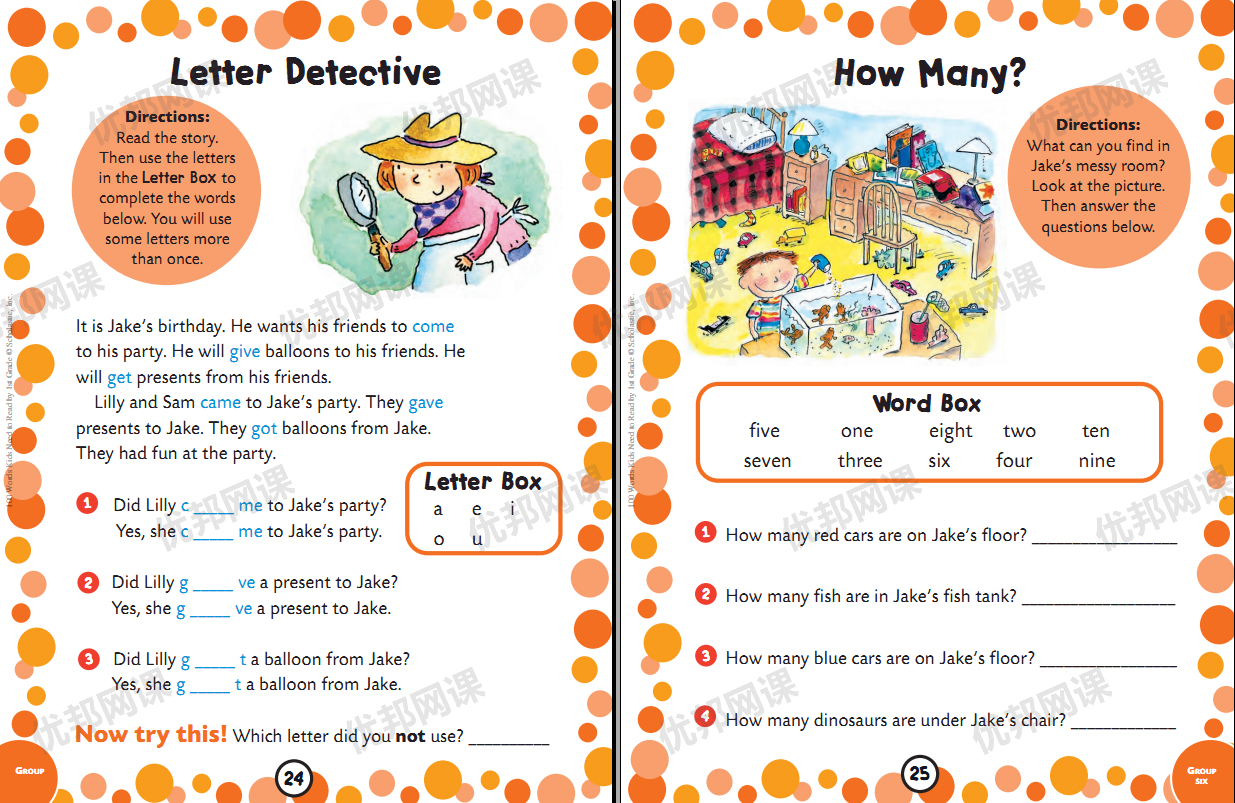 《100 Words Kids Need to Read》1-3册 高频词专项练习册