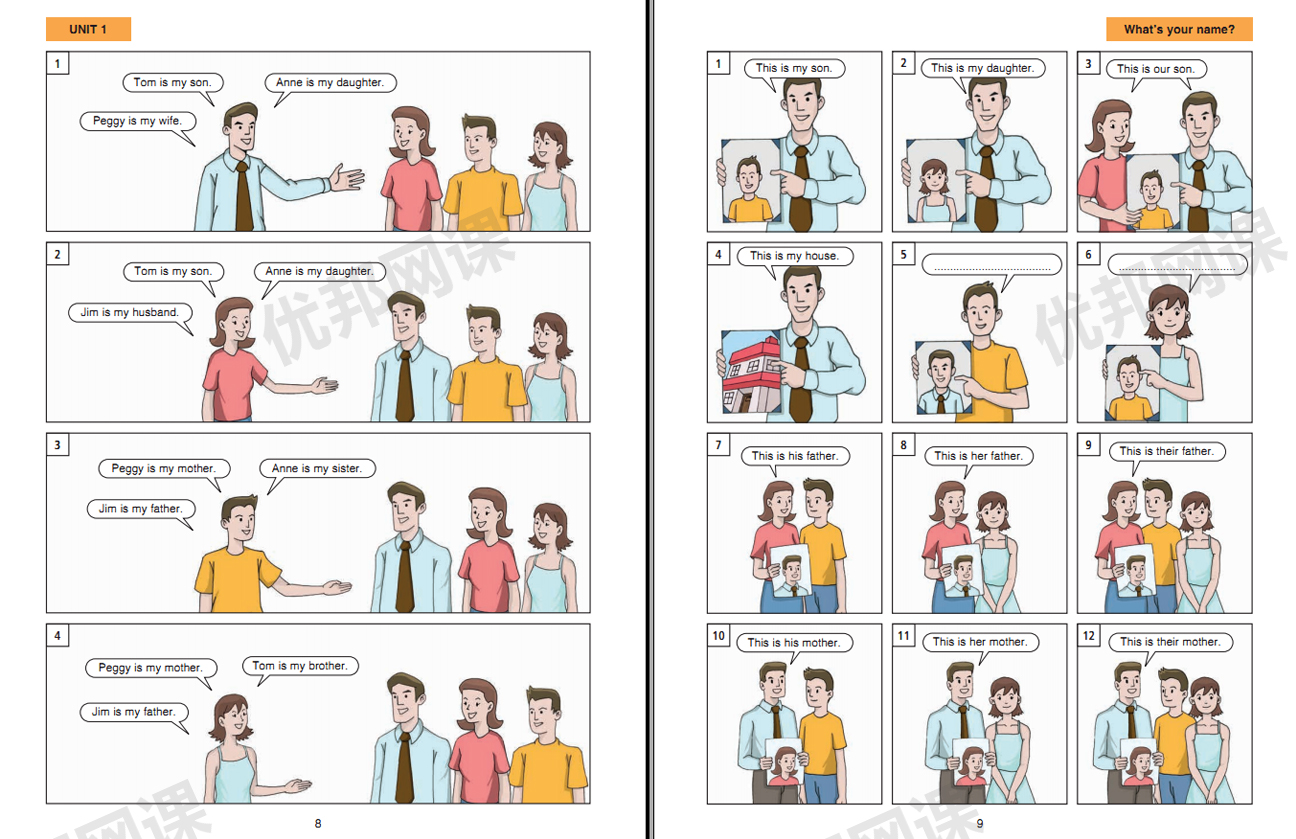 《English Made Easy》两册英文情景对话图解英语PDF