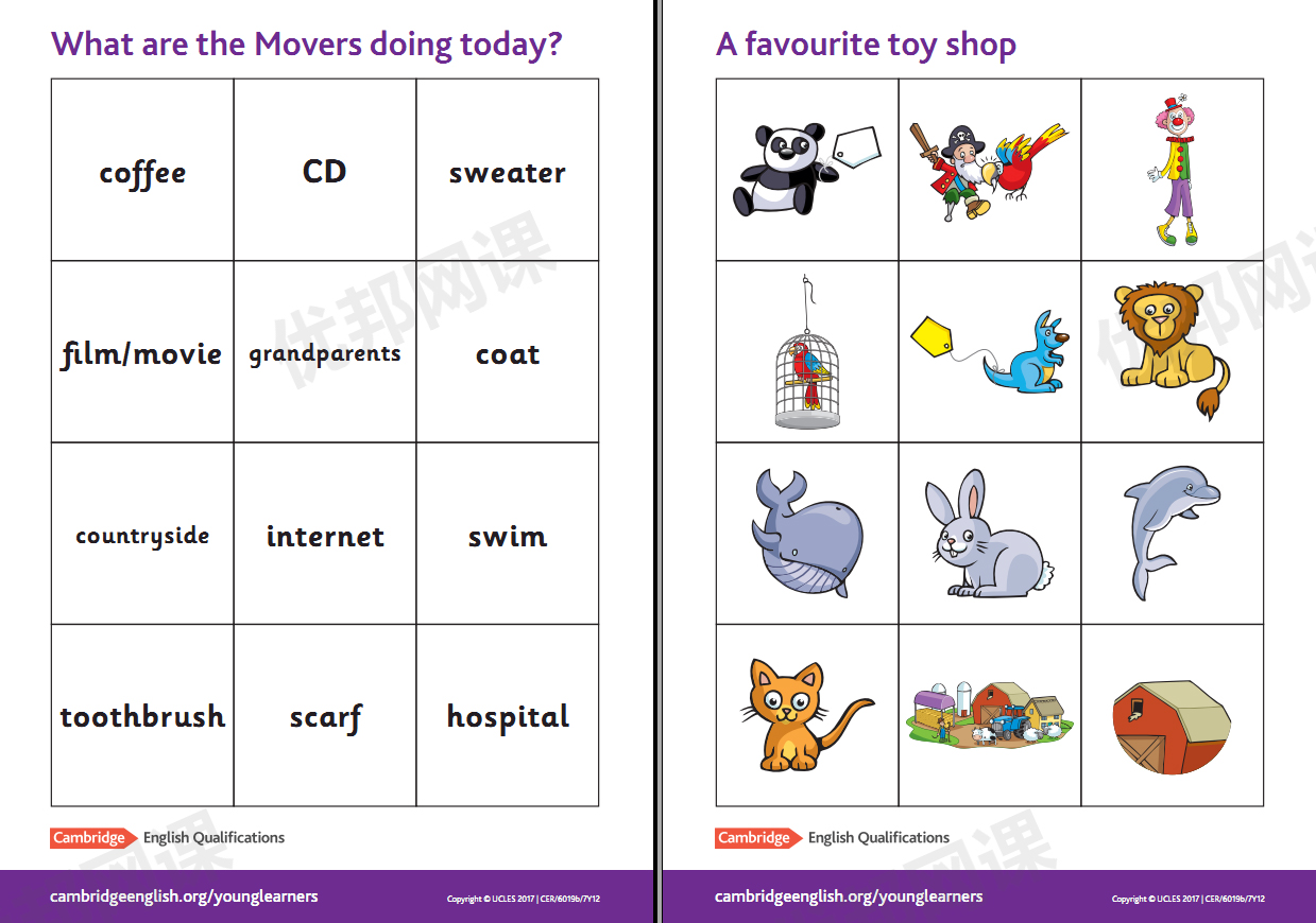 《young learner（YLE）》剑桥青少儿英语辅导书+闪卡PDF