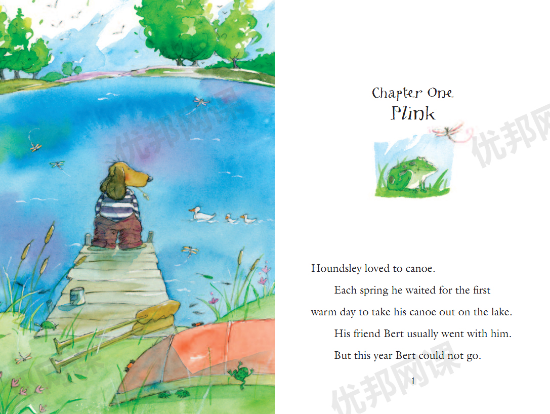 《Houndsley and Catina》四册启蒙故事英文绘本PDF