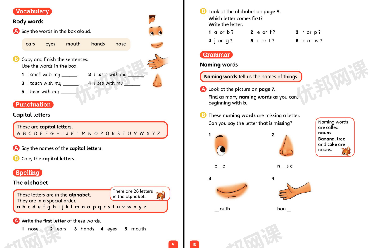 《Nelson English》1-6语法写作学生用书+练习册PDF