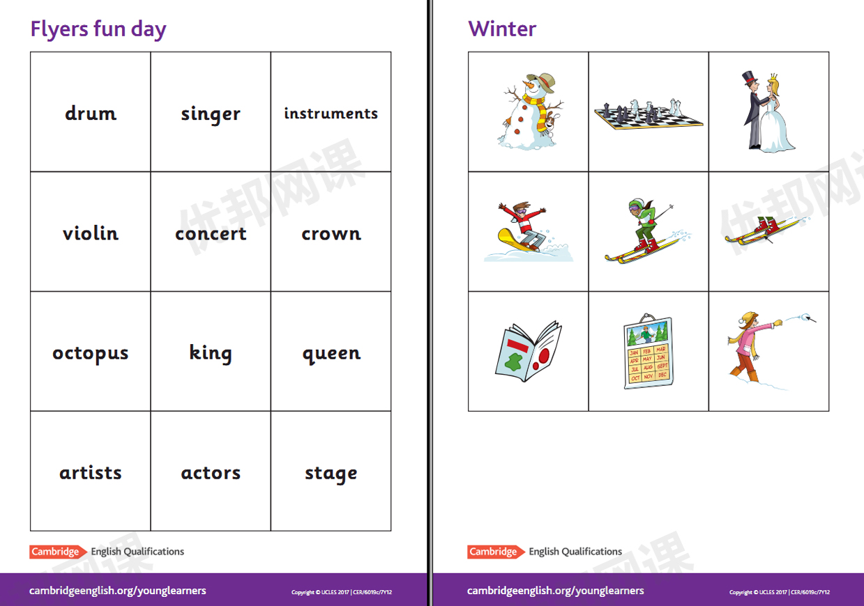 《young learner（YLE）》剑桥青少儿英语辅导书+闪卡PDF