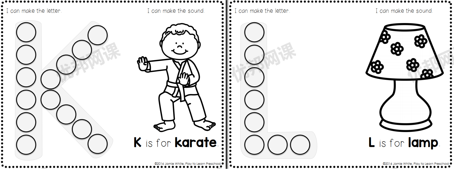 《Alphabet Centers》六册英文字母闪卡启蒙素材包