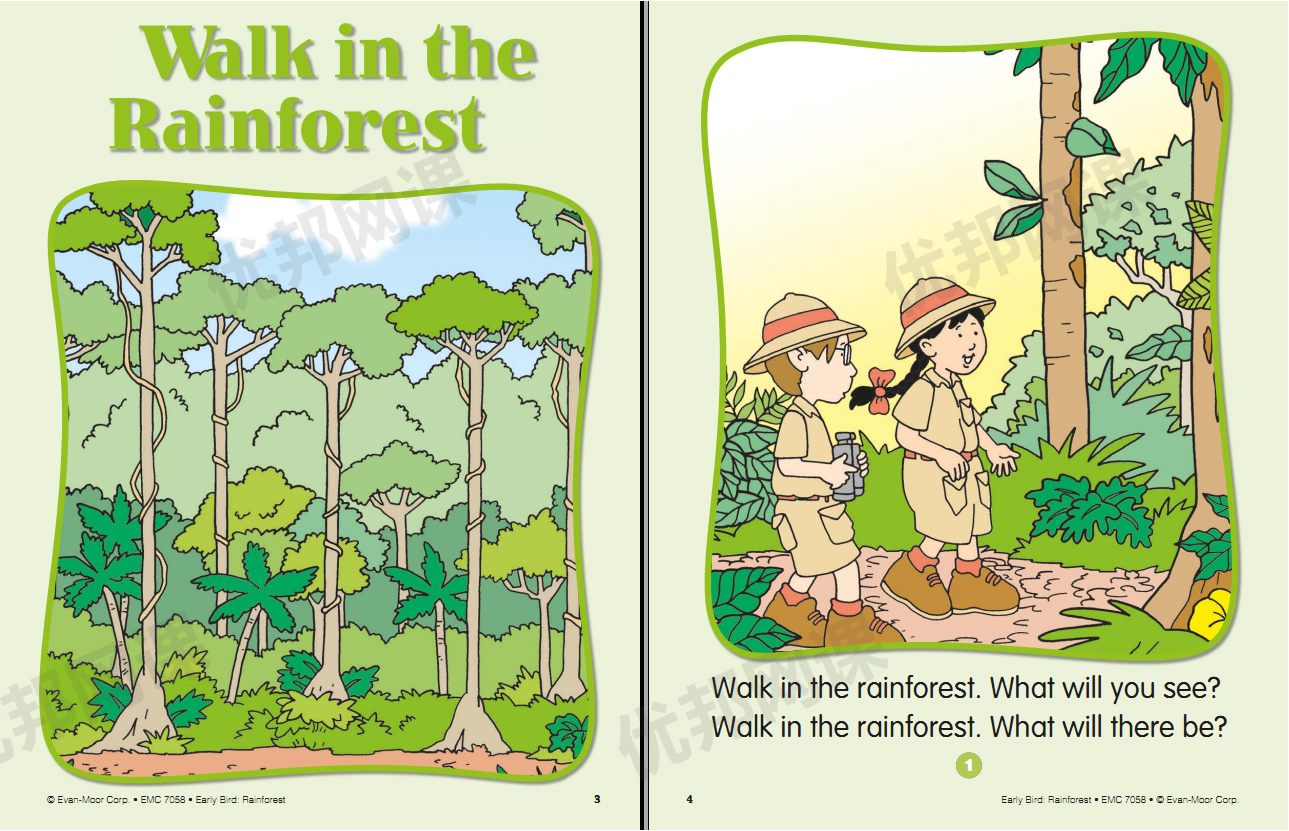 《Early Bird-world&rainforest主题》英语启蒙英文教材PDF