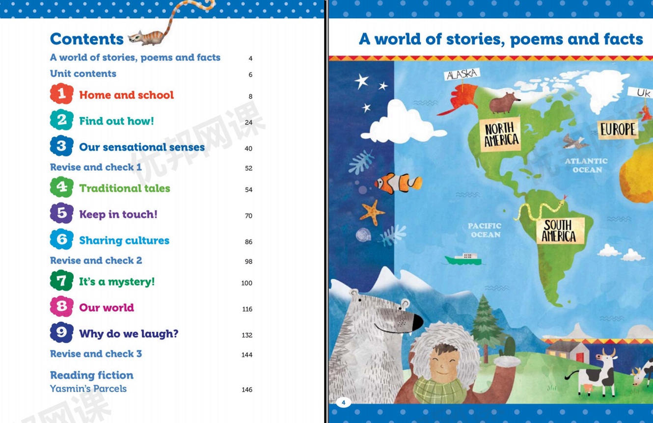 《Oxford International Primary English》学生用书1-6级阅读写作PDF