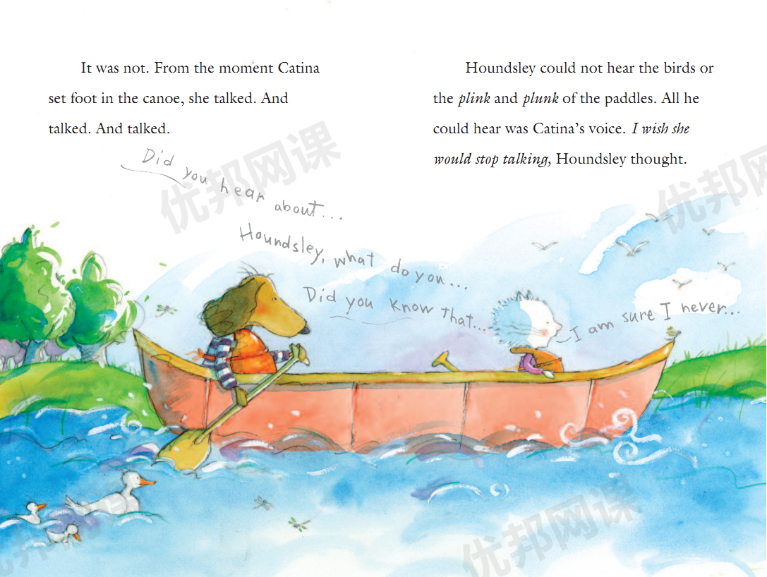 《Houndsley and Catina》四册启蒙故事英文绘本PDF