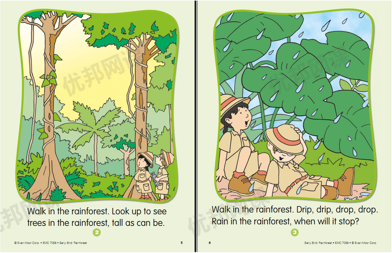 《Early Bird-world&rainforest主题》英语启蒙英文教材PDF
