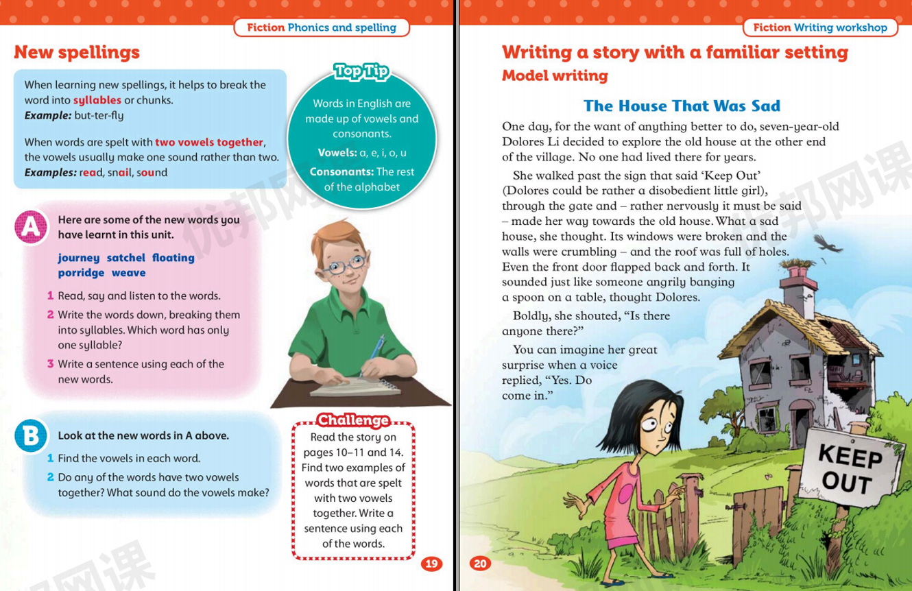 《Oxford International Primary English》学生用书1-6级阅读写作PDF