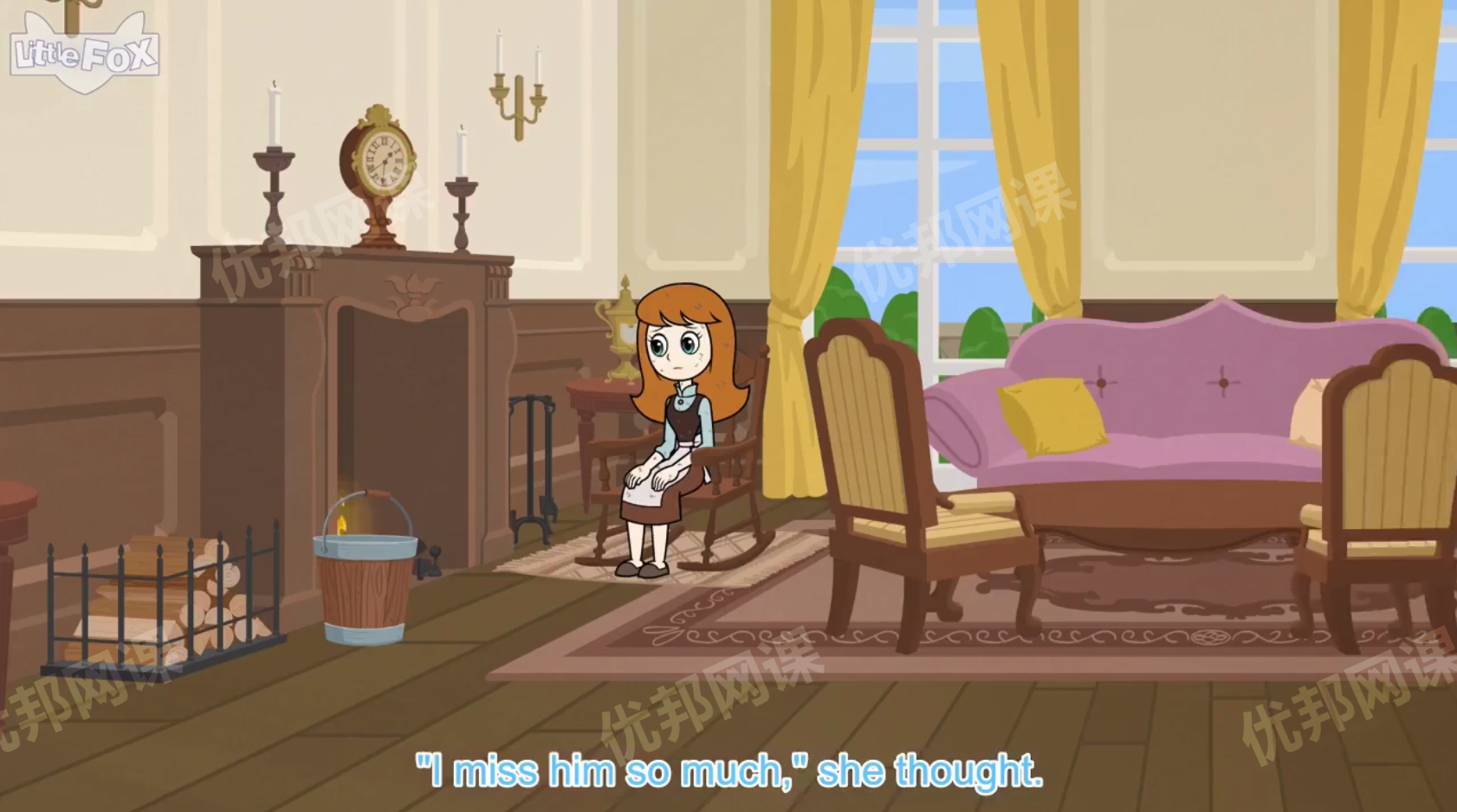 《Cinderella灰姑娘英文版》12集儿童英语动画MP4视频