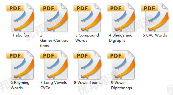 《I Have Who Has Phonics Bundle》全9册英语启蒙游戏闪卡PDF
