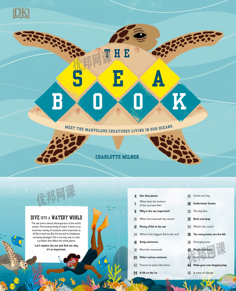 《The Bee/Bat/Sea/Rainforest Book》四册DK科普百科英文绘本