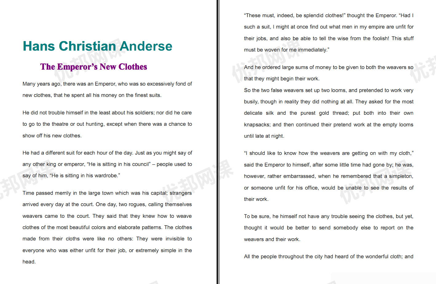 《安徒生童话精选Hans.Christian.Andersen》10+篇故事PDF+MP3