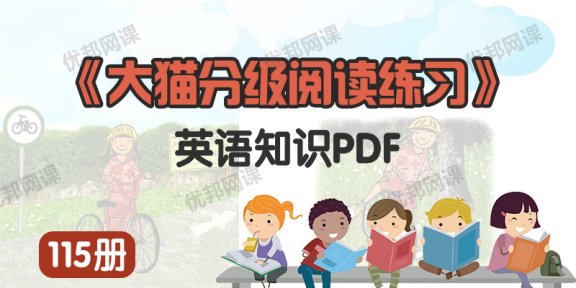 《大猫分级阅读练习115册》1-7级巩固孩子英语知识PDF