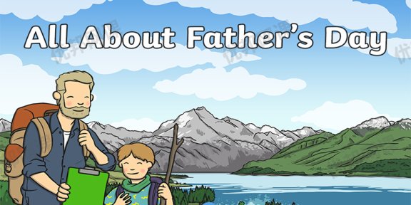 《父亲节英文综合资源包》英语儿歌绘本涂色手工练习册