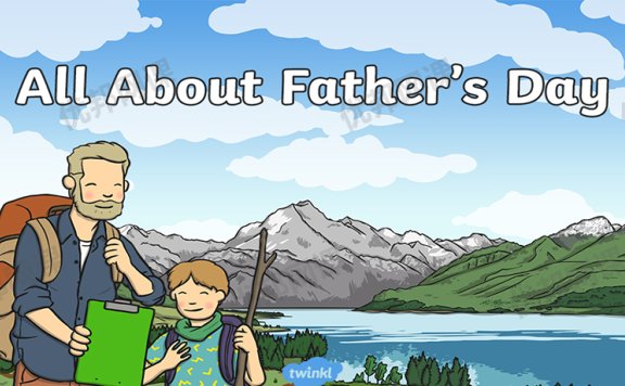 《父亲节英文综合资源包》英语儿歌绘本涂色手工练习册